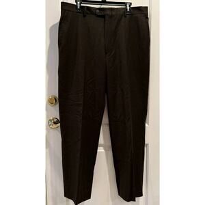 Linea Naturale Luxe Zignone Dress Pants Mens 36X30 Brown Wool Cashmere Italy